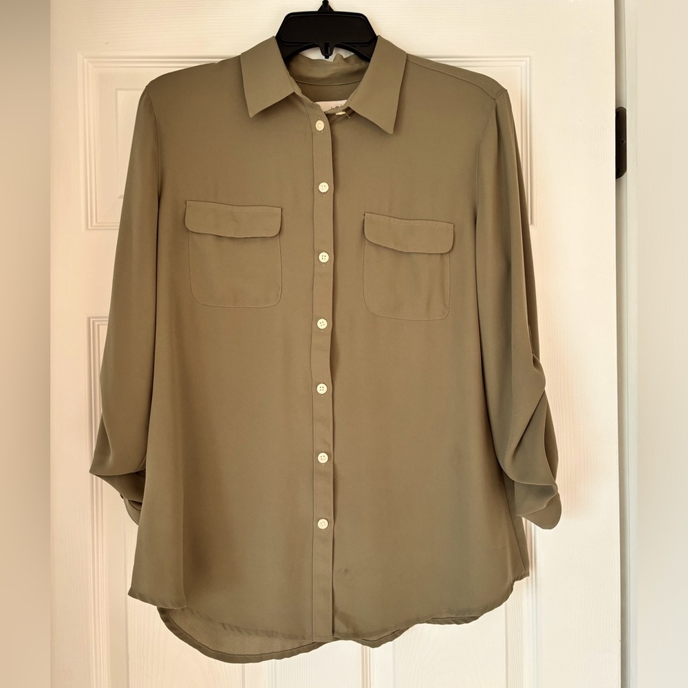 Loft Button Up Blouse